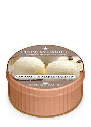 Ароматическая свеча country candle coconut and marshmallow1 фото