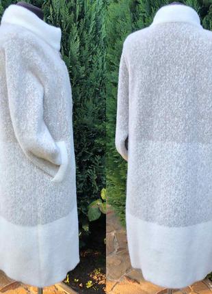 Шикарное пальто с шерстью альпаки турция 🇹🇷🇹🇷🇹🇷🇹🇷батал3 фото