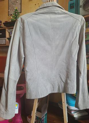 Пиджак куртка кожаная замшевая3 фото