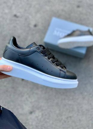 Кроссовки женские mcqueen sneakers black white