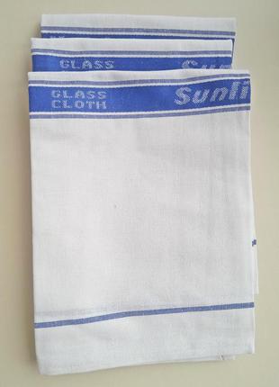 Рушники кухонні glass cloth 75 на 50 см. нові. з англії