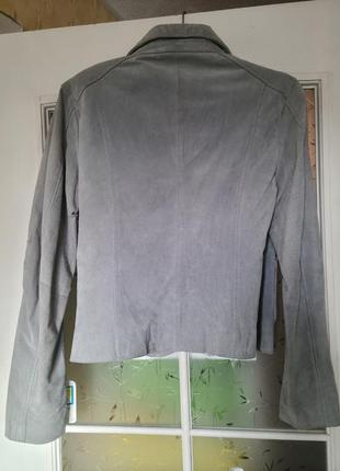 Пиджак куртка кожаная замшевая2 фото