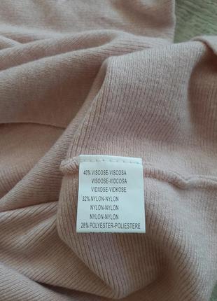 H&m zara mango asos gap old navy c&a bershka пудровый нарядный вязанный свитер джемпер кофта туника р.l - xl5 фото