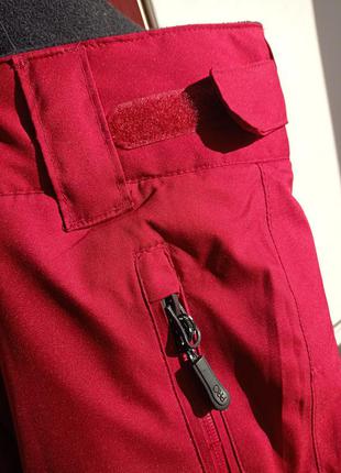 Лыжные бордовые штаны с системой recco. 46 размер4 фото