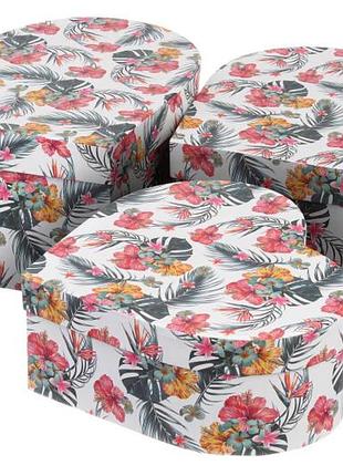 Набір подарункових коробок у формі серця (комплект 3 шт)