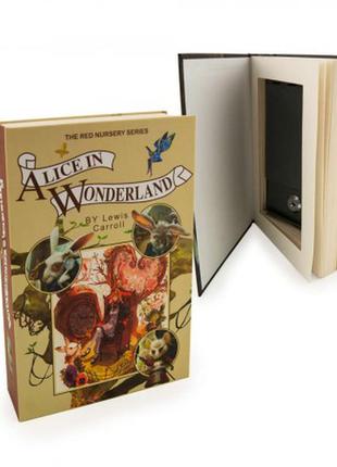 Шкатулка-книга- сейф со страницами льюис кэрролл с ключами+ подарок1 фото