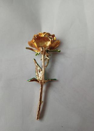 Брошка троянда2 фото