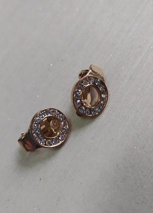 Клипсы с кристаллами