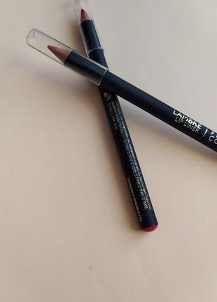 Олівець для губ lambre 11/контурний олівець для губ ламбре 11/perfect contour lip liner/рожевий олівець для губ3 фото