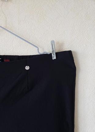 Люксовые стречевые брюки с флисовым напылением  на комфортной талии robell marie7 фото