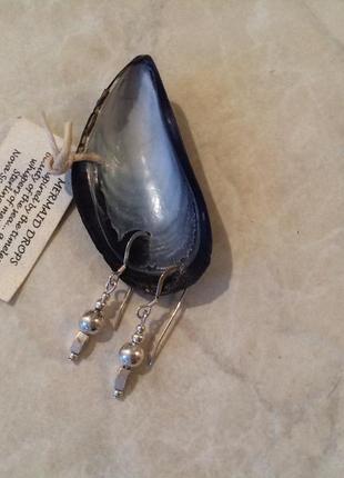 Серьги из серебра