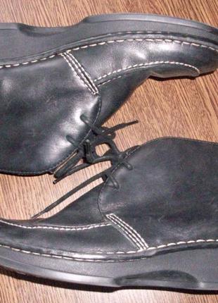Рр 39-25,5 см фирменные ботинки туфли clarks кожа4 фото