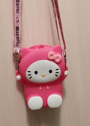 Hello kitty.силіконова сумка.сумочка