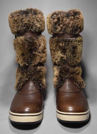 Ugg australia lilyan чоботи черевики зимові жіночі уггі шкіра овчина цигейка. оригінал. 41-42 р/27 см3 фото