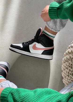 Nike air jordan retro 1 женские кроссовки найк аир джордан