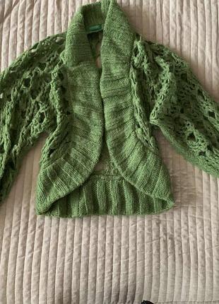 Кофта-джемпер - болеро benetton .