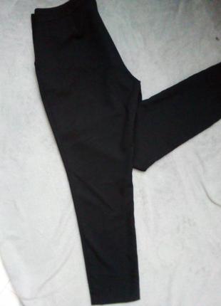 Базовые эластичные брюки зауженные штанины8 фото