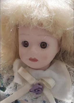 Винтажная фарфоровая кукла из германии4 фото