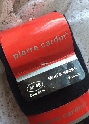 Новый набор оригинальных носков pierre cardin, 5 пар