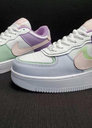 Женские кроссовки nike air force shadow candy bonbon