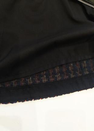 Трендовая юбка с кожаными( эко кожа) вставками 🔥6 фото