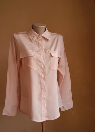 Пудровая блуза кармашки forever21 сша