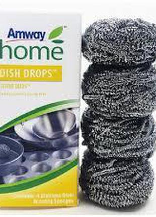 Dish drops™ scrub buds™ металлические губки (4 шт./уп)