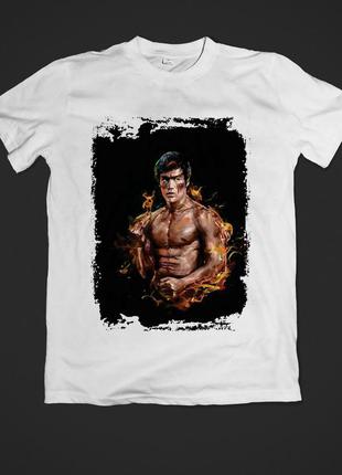 Футболка youstyle bruce lee 0128 xl white