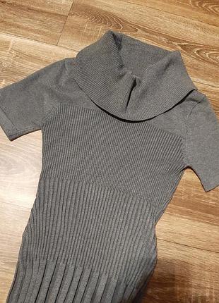 Плаття - туніка в рубчик