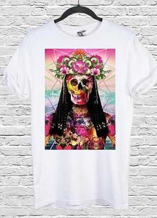 Футболка youstyle cleopatra de los muertos 0043 s white