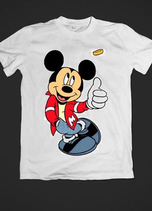 Футболка youstyle mickey 0303 xs white