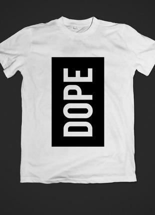 Футболка youstyle dope 0093 xs white