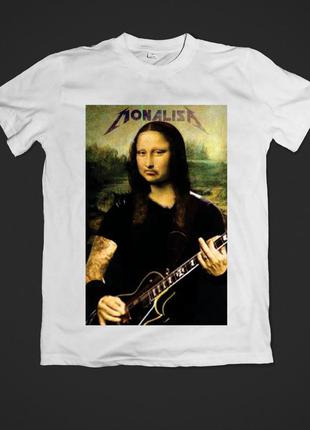 Футболка youstyle monalisa 0386 l white