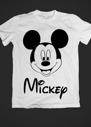 Футболка youstyle mickey mouse 0474 xxl white