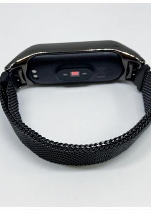 Ремешок  mi band 3 mi band 4 mi band 5 mi band 6 миланская петля на магните ⛓3 фото