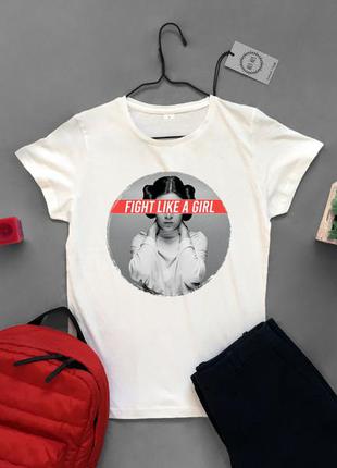 Футболка женская с принтом flag cirlce