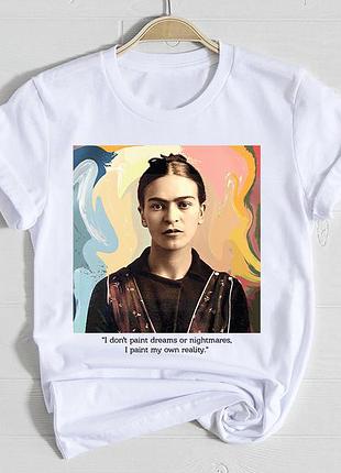 Футболка мужская с принтом frida_paint