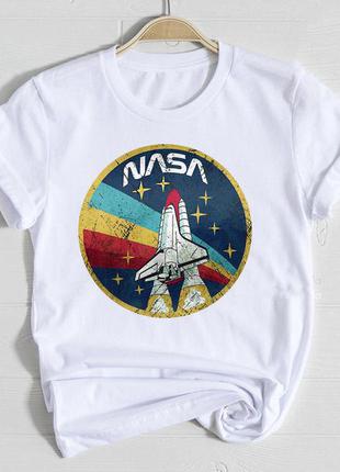 Футболка мужская с принтом nasa