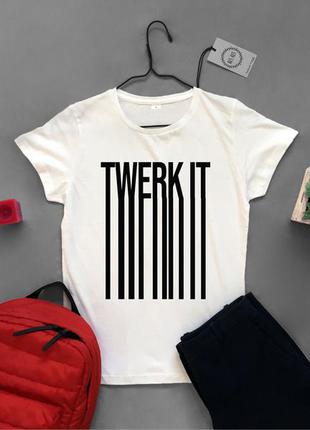 Футболка мужская с принтом twerk_it