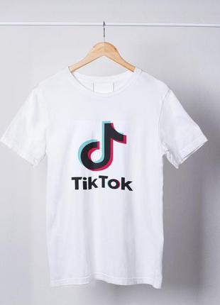 Футболка детская с принтом tik tok