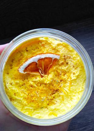 Апельсиновий соляний скраб для тіла