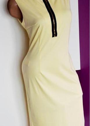 Платье женское желтое zean1 фото