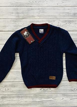 Дитячий синій светр для хлопчика