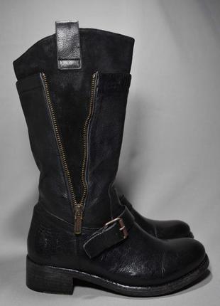 Corvari сапоги ботинки женские кожаные брендовые. hand made. италия. оригинал. 39-40 р./25.5 см.2 фото