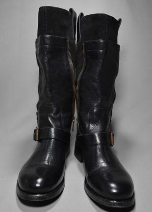 Corvari сапоги ботинки женские кожаные брендовые. hand made. италия. оригинал. 39-40 р./25.5 см.3 фото