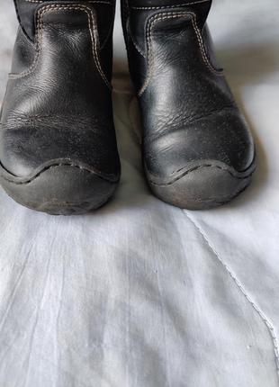 Итальянские кожаные зимние полусапоги, ботинки2 фото