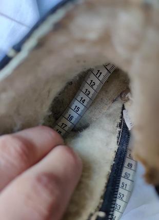 Итальянские кожаные зимние полусапоги, ботинки8 фото