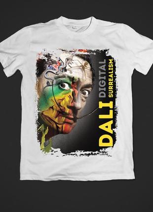 Футболка з принтом dali surrealism