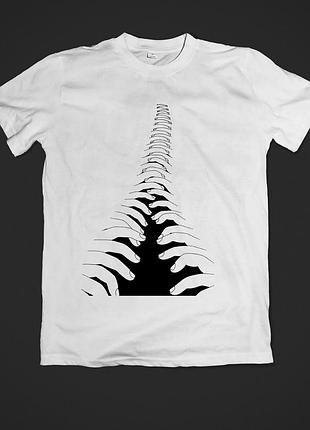 Футболка женская с печатью fingers