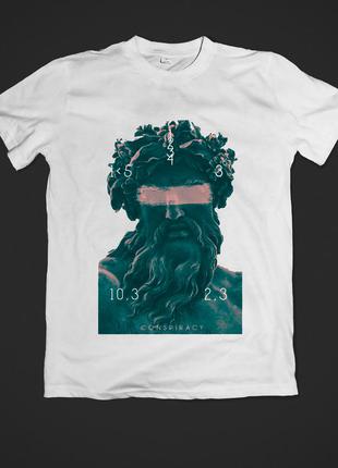 Футболка youstyle skulptura 0133 s white